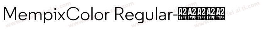 MempixColor Regular字体转换